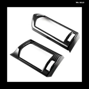 カーボンサイド ダッシュボード エアコン ベント アウトレット カバー トリム フレーム ステッカー ランド クルーザー 300 LC300