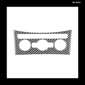 CC 2012-2018 ソフトカーボンセンター コンソール AC ボタン スイッチカバー トリム ステッカー