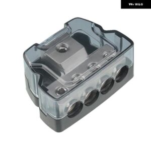 4 ウェイ クラシック 実用 多機能 配電ブロック 0GA 入力 4GA 出力カー オーディオ アンプ ステレオ アンプ