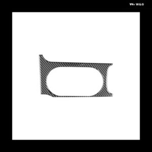 セリカ 2000-2005 ソフトカーボン中央 制御 カップ ホルダー カバー トリム ステッカー