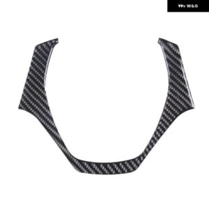 コルベット C7 2014-2019 ソフトカーボン ステアリングホイール カバー トリム フレーム デカール ステッカー