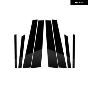 ピラー トリム ステッカー デカール 運転席 助手席側 フロント アウタードアモールディング - X6 E71 2009-2014