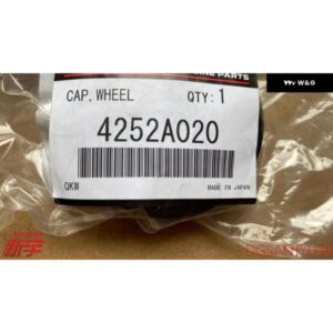 アウトランダー ランサー パジェロ ASX エクリプスクロス キャップ ディスクホイール CTR ブラック/クローム 60MM 4252A020