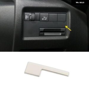 シトロエン C5 AIRCROSS 2017 2018 2019 ステンレス ヘッドライト スイッチ ボタン カバー トリム インテリア アクセサリーカー スタイリング