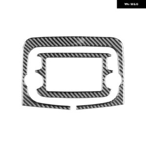 フィアット 500L 2014-2017 ソフトカーボン車中央 制御 ナビゲーション フレーム カバー トリム ステッカー インテリア