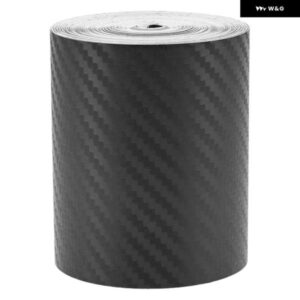 7CM * 10メートル 防水 3D カーボン ステッカー DIY アンチスクラッチドアエッジドアシルサイドミラー ペースト プロテクター