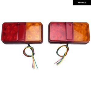 2個 車 LED トレーラー テールライト 12V-80V トラック サイドライト 10LED トラック ウィンカーライト トラック ボートピックアップ RV