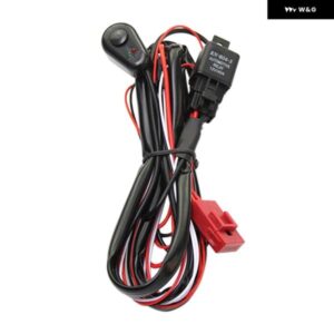 ヒューズリレースイッチ付きワイヤー ハーネス キット 2 LED ライトバー フォグランプ