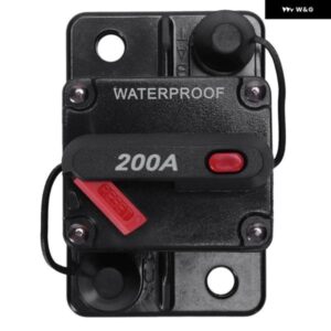 12V/24V カーマリン オーディオ ヒューズ ホルダー 200A マニュアル リセットサーキット ブレーカー