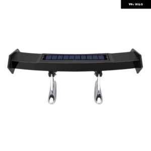 ミニ小型ソーラーカー LED リア スポイラー ウィング GT スタイル ハザードランプウインカー 4 モード