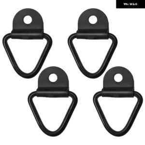 4個 トラック 荷台 タイダウンアンカーリングボルトオントレーラーアンカー ボルトオンタイダウンポイントピックアップレールアクセサリー