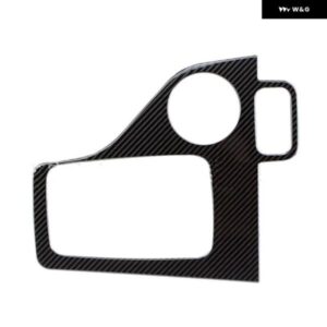 カーボン ステンレス ギア シフト パネル カバー トリム フレーム エベレストエンデバー 2015+ アクセサリー