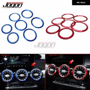 7個 インテリア センター コンソール エアベント アウトレット カバー ベンツ CLAクラス C118 CLA200 CLA220 CLA250 CLA35 CLA45 AMG アクセサリー