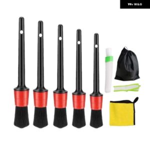 ENSEMBLE DE BROSSES DE DETAIL DE VOITURE AUTOMATIQUE Y COMPRIS LES BROSSES DE DETAIL DE VOITURE シフォン ド ヴォワチュール アン マイクロファイバー