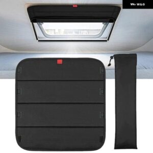 RV ベント天窓絶縁体カバー 防水 遮光カバー キャンピングカーツーリングトレーラー 折りたたみ サンシェード 41CM * 41CM