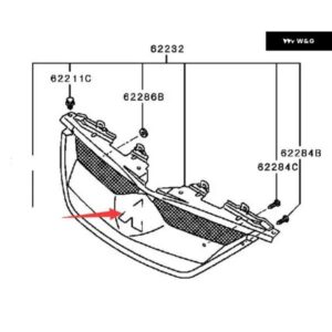 グランディス フロントマーク 3径 7415A215 カラー:ゴールド AS MN126476