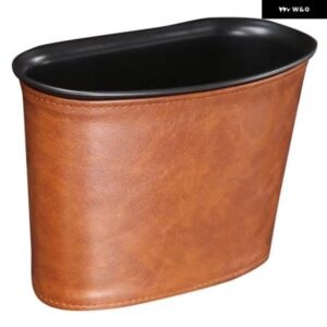 ゴミ箱 PU ゴミ箱 ゴミ箱 ゴミ オーガナイザー ホルダー 小さなゴミ箱 ゴミ箱 コンテナ 車 SUV コーヒー