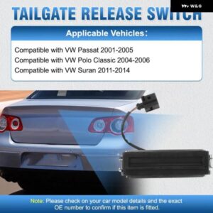 リア トランク テールゲートリリーススイッチ プッシュ ボタン VW ポロ クラシック パサート スラン 3B9827566A 3B9827566C 3B9827566B 3B9827566D