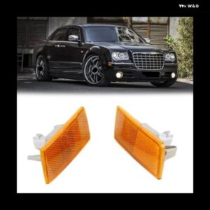 車左右フロント バンパー サイド ウィンカーランプ マーカーライト リーフランプ クライスラー 300 300C 04805860AA