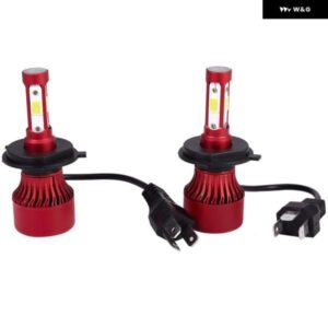 H4 HB2 9003 2200W 330000LM 4 サイド LED ヘッドライト キット HI/LO パワー 電球