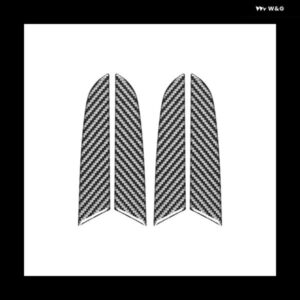 CC 2012-2018 ソフトカーボン インテリアドアハンドル カバー トリム ステッカー