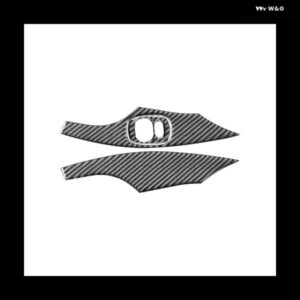 セリカ 2000-2005 ソフトカーボンウィンドウ コントロール リフティングスイッチ パネル カバー トリム ステッカー