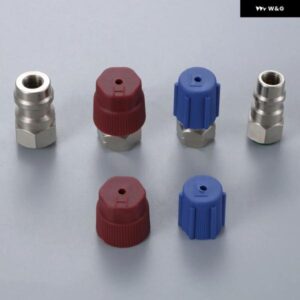 R12 R22 に R134A 冷媒コンバータアダプタキャップキット AC 空調 3/8インチ 7/16インチポート RETROADAPTER バルブ コア継手