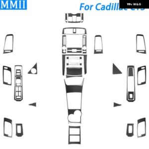 キャデラック CTS 2003-2007 カーボンセンター コンソール ギア シフト エア アウトレット パネル トリム スイートカー インテリア アクセサリー ステッカー