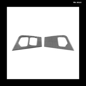 CC 2012-2018 ソフトカーボン車インナードア スピーカー フレーム カバー トリム ステッカー