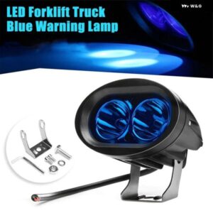 20ワット 楕円形 フォーク リフトランプ LED ブルースポットライト 10-48V DC 安全作業灯 フォーク リフトハザードランプ
