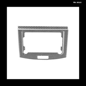 CC 2012-2018 ソフトカーボン セントラ ル コンソール ナビゲーション パネル カバー トリム ステッカー