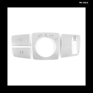 インテリア デカール ヘッドライト スイッチ ボタン トリム インテリア ステッカー 1 2 3 4シリーズ GT X5 X6 F20 F30 F22 F15