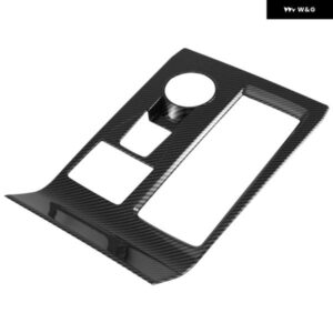 カーボンセンター コンソール ギア シフト パネル ウォーターカップ ホルダー カバー トリム ステッカー エクスプローラー 2022