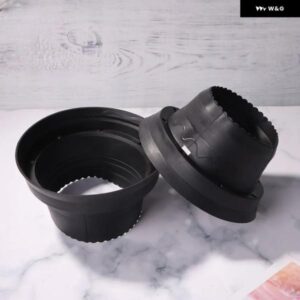 2個 6.5インチ スピーカー 防水 カバー スピーカー シリコーン遮音性と断熱ガスケットカバー カーアクセサリー