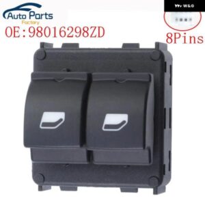 フロント左パワーウィンドウスイッチ シトロエン C4 2014-2020 98016298ZD