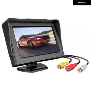 4.3インチ TFT 液晶カーモニター 2 ウェイ AV 入力 HD デジタルカラーカーモニターリアビューカメラ パーキング バックアップリバース