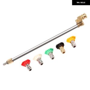 レンジ ノズル付き圧力洗浄機ワンド 16インチ CH スプレーランス 180 度 5 レンジクイックコネクトピボット アダプター クー
