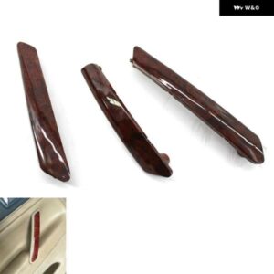 3X ピーチ インテリアドア プル グラブ ハンドル カバー トリム - パサート B5.5 1998-2005