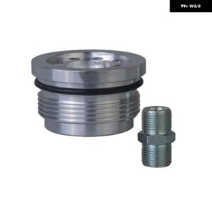 オートアルミ オイル フィルター アダプター オイルサンドイッチプレートの変換 ビレット アルミスマート 2つの450モデル SW6-SI