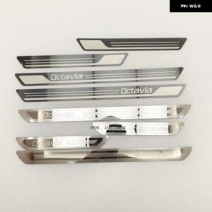 シュコダ オクタヴィアドア ストリップ EHICLE プロテクター パッド ストップアクセサリー ステンレス セキュリティ