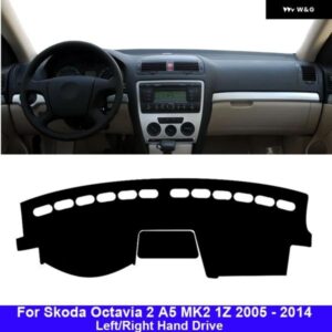 シュコダ オクタヴィア 2 A5 MK2 1Z 2005 - 2014 ダッシュボード カバー ダッシュマットカーペットケープアンチサンサンシェード ダッシュマット 2013 2012