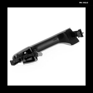 82661-D9710 右フロント誘導アウトサイドドアハンドル ボタン 付き 2016-2021 クロームキャッチプラー