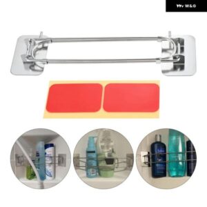 RV トレーラーバスルームシャワーコーナー 収納 バー ステンレス ロッドコーナー トラベルキャンピングカー 長さ 7-13インチ