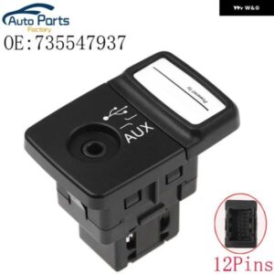 USB メディア プレーヤー AUX ソケット フィアット 500 パンダ プント 735547937