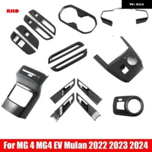 RHD MG 4 MG4 EV ムーラン 2022 2023 2024 インテリア アクセサリードアハンドル ウィンドウスイッチパンルカバー ギアパンルエアアウトカバー