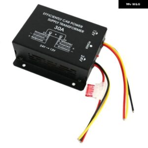 24 V に 12 V 30A 電源降圧変圧器コンバータ トラック バス DVD オーディオ 効率 車両電源降圧