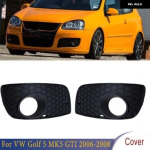 VW ゴルフ 5 MK5 GTI 2006 2007 2008 フロント バンパー フォグライト グリル フォグランプ カバー フレーム 1KO853665S 1KO853666P