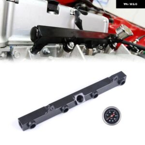 アルミ Kシリーズ ヘビーフューエルレールキット ハイフローインジェクションフューエルレール H0NDA K20 K24 RSX CIV1C SI INTEGRA EP3 ゲージ付き