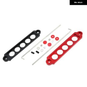 1セット高耐久 合金 カーバッテリータイダウンホールド ブラケット ブレース 10インチ ステンレス 固定 J 字型フックキット