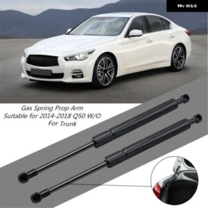 リアテールゲート ブーツ ガスストラットサポートリフトバーインフィニティ Q50 スポイラー なし 2014-2018